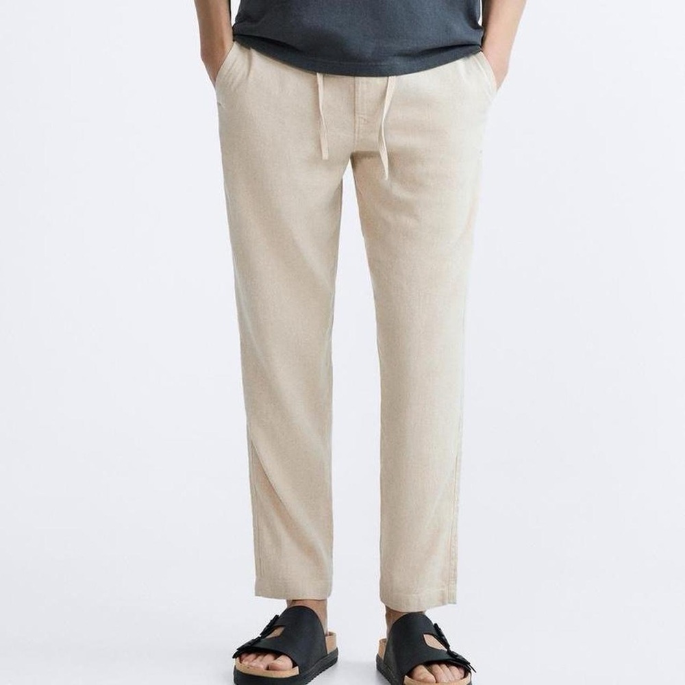 Zara Men’s Linen Cotton Pants